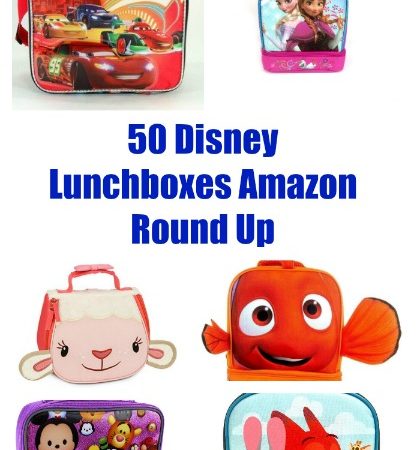 50 Disney Lunchboxes #BacktoSchool