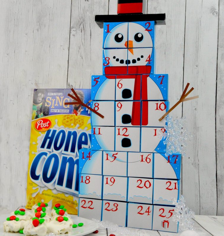 Free Printable Snowman Advent Calendar