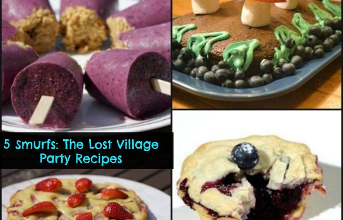 5 Smurfs: The Lost Village Party Recipes #SmurfsMovie #GirlsWearBlue