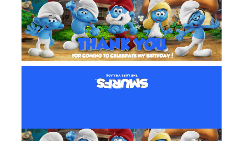 Smurfs: The Lost Village Party Ideas Free Printable Party Decorations