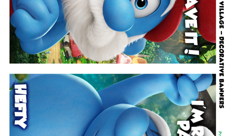 Smurfs: The Lost Village Party Ideas Free Printable Party Decorations