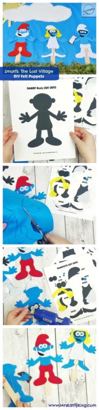 Looking For Smurfs: The Lost Village Party Idea? Check out this super cute Smurfs: The Lost Village Kids Craft 