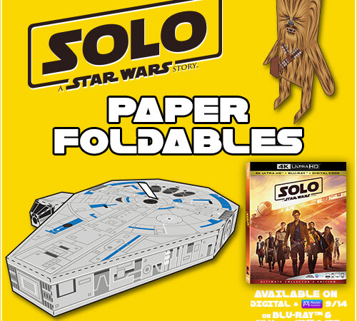 Chewbacca & Millennium Printable Paper Craft Activities #Hansolo