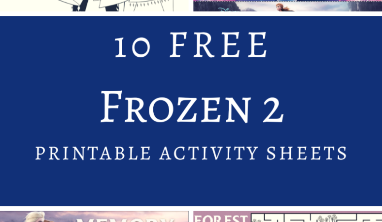 10 Free Printable Frozen 2 Activity Sheets