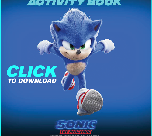 FREE Printable SONIC THE HEDGEHOG Easter egg wraps, Activity Books *PLUS* Enter to Win a Digital of Sonic the Hedgehog!