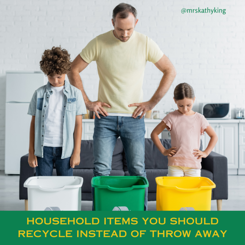 Household Items You Should Recycle Instead of Throw Away