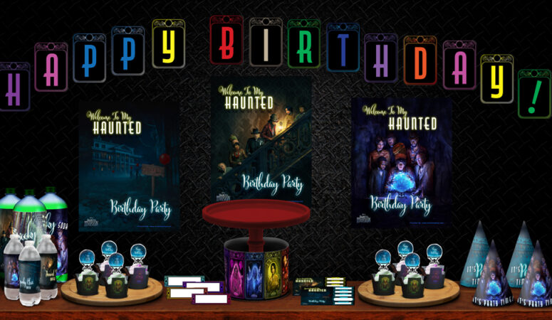 Free Haunted Mansion Happy Birthday Party Printable