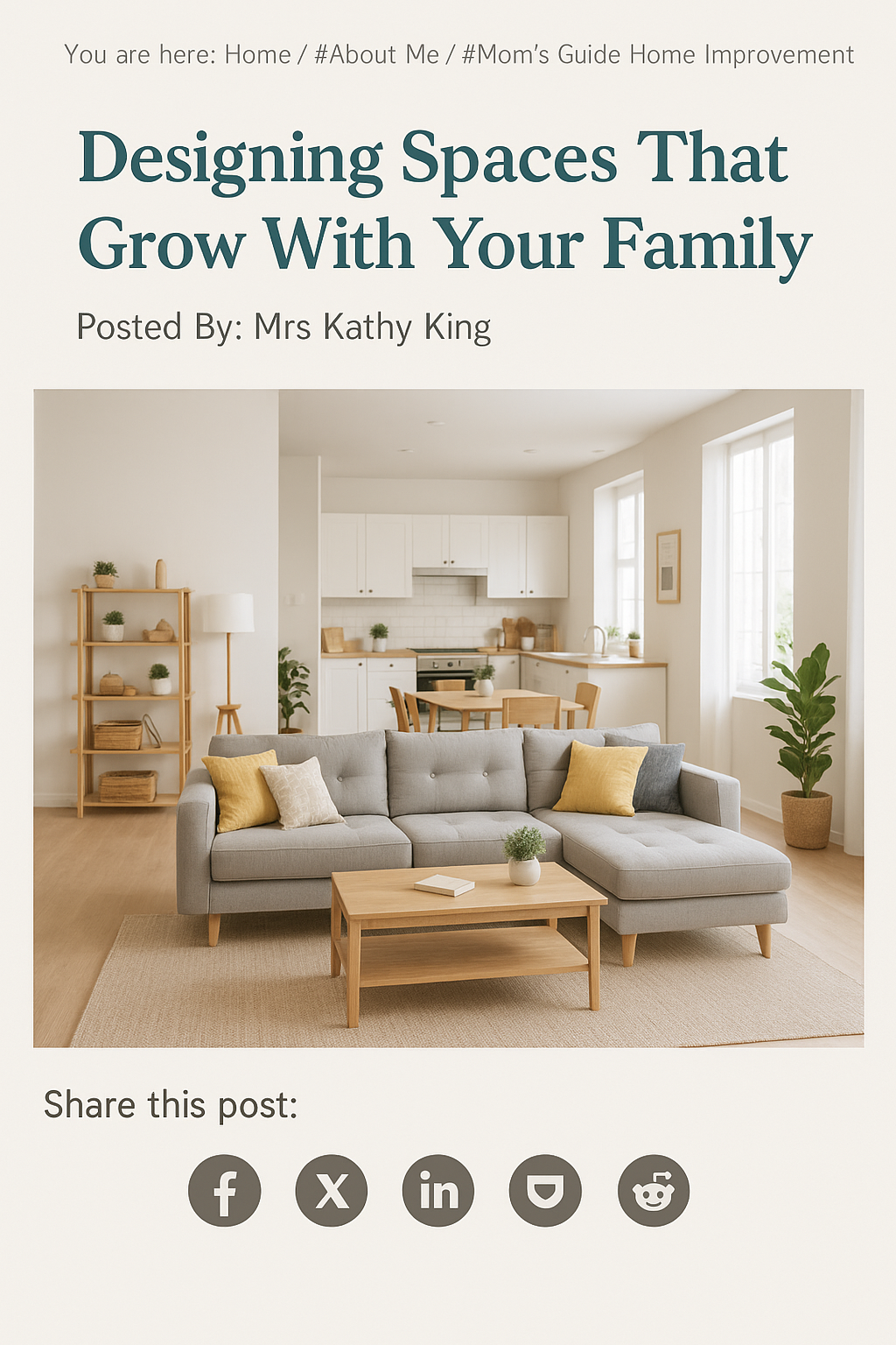 Designing Spaces That Grow With Your Family